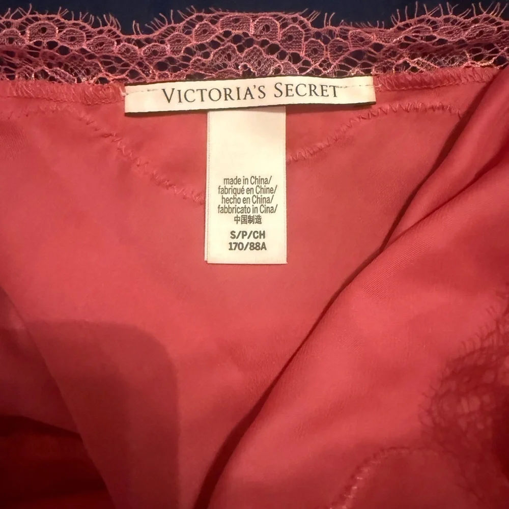 Victoria's Secret Pink Lace Trim Chemise
